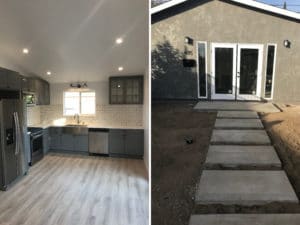 kitchen garage conversion 1