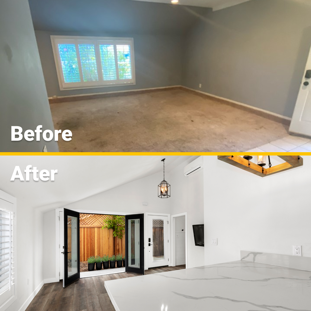 Garage Conversion Before And After2 