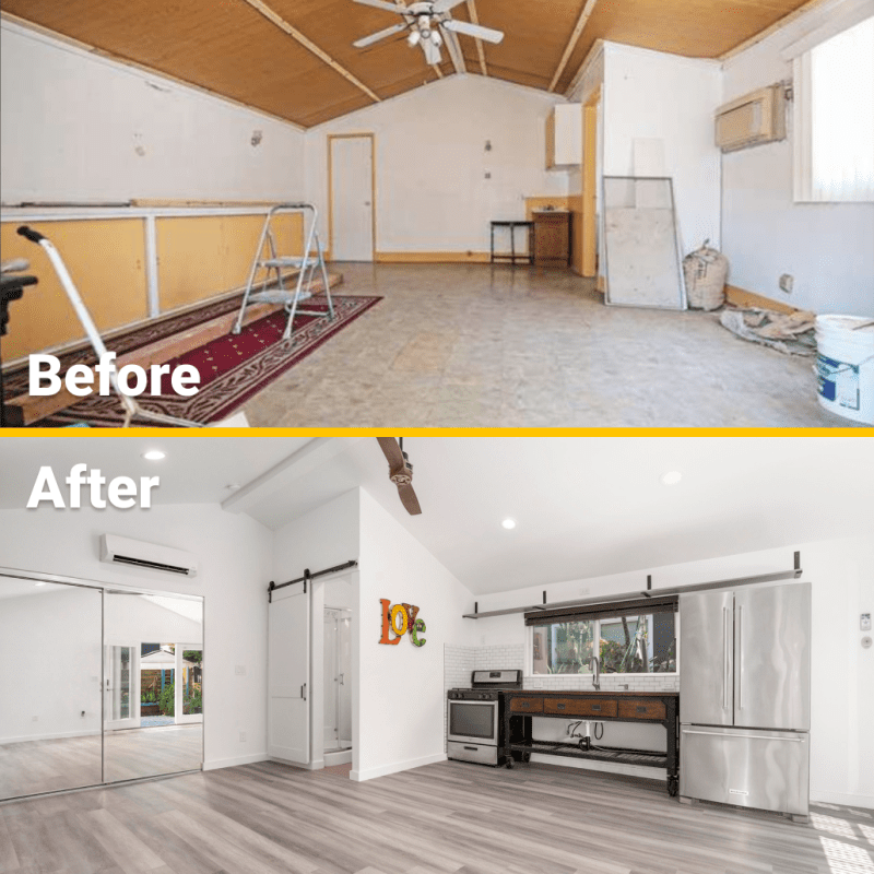 6 Shocking Garage Conversion Before and After Photos Maxable